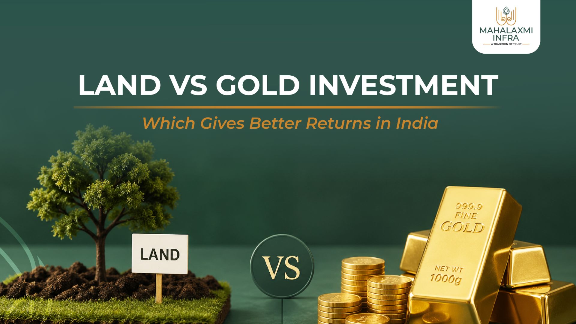 Land vs Gold Investment Which Gives Better Returns in India?
